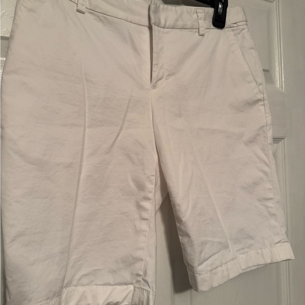 Banana Republic Women's Fully Lined White Shorts